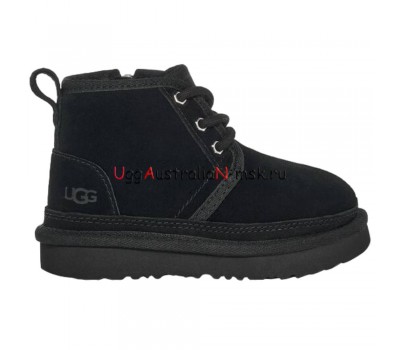 UGG KIDS BOOTS NEUMEL II ZIP BLACK